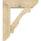 Ekena Millwork Balboa Slat Rough Sawn Bracket w/ Offset Brace, Douglas Fir, 8"W x 28"D x 32"H BKT0806X28X32BOA06RDF - alternate 3